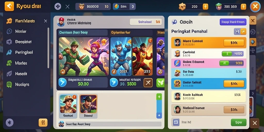Antarmuka utama 070SLOT yang menarik dan mudah digunakan.
