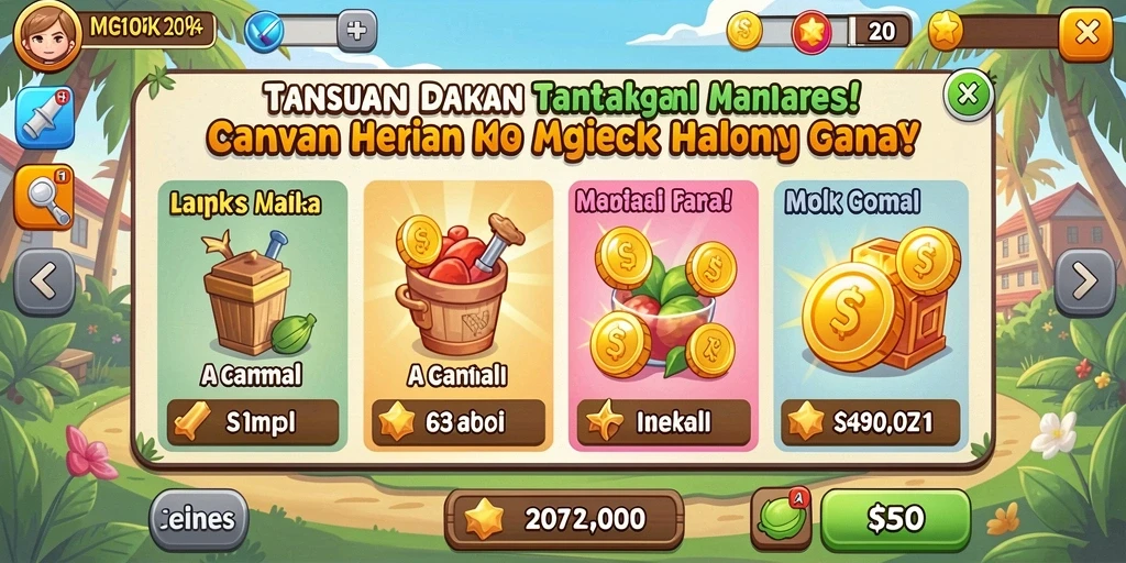 Tangkapan layar menunjukkan aksi mendebarkan dalam permainan.