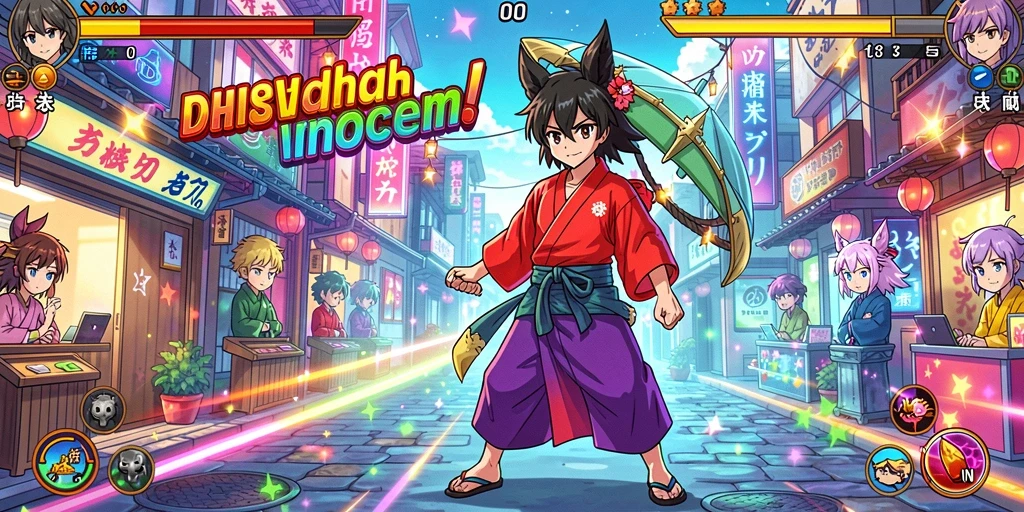 Tampilan awal game yang menarik dan penuh warna.