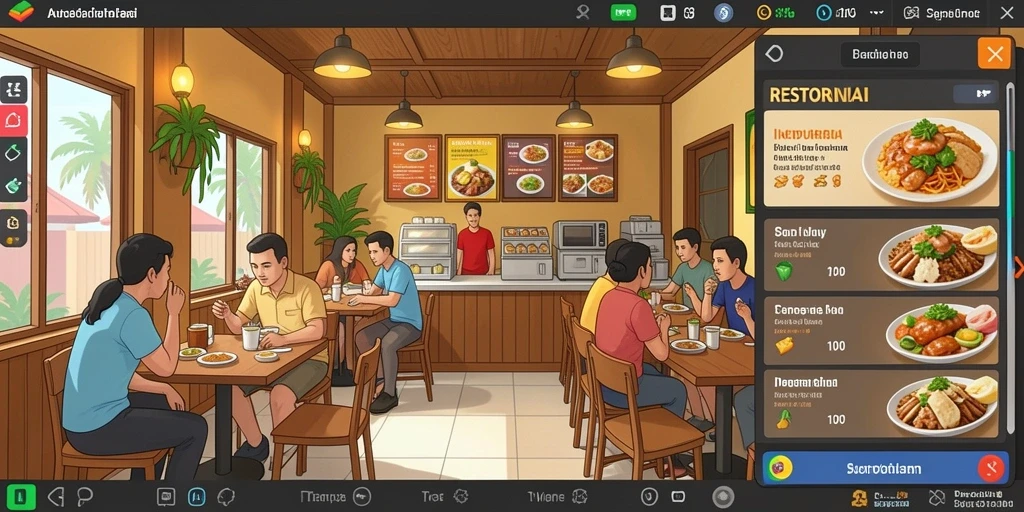 Tampilan layar utama yang memudahkan navigasi.