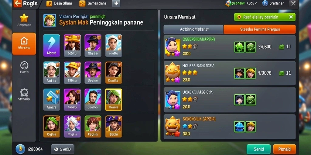 Tampilan antarmuka yang menarik dan user-friendly.