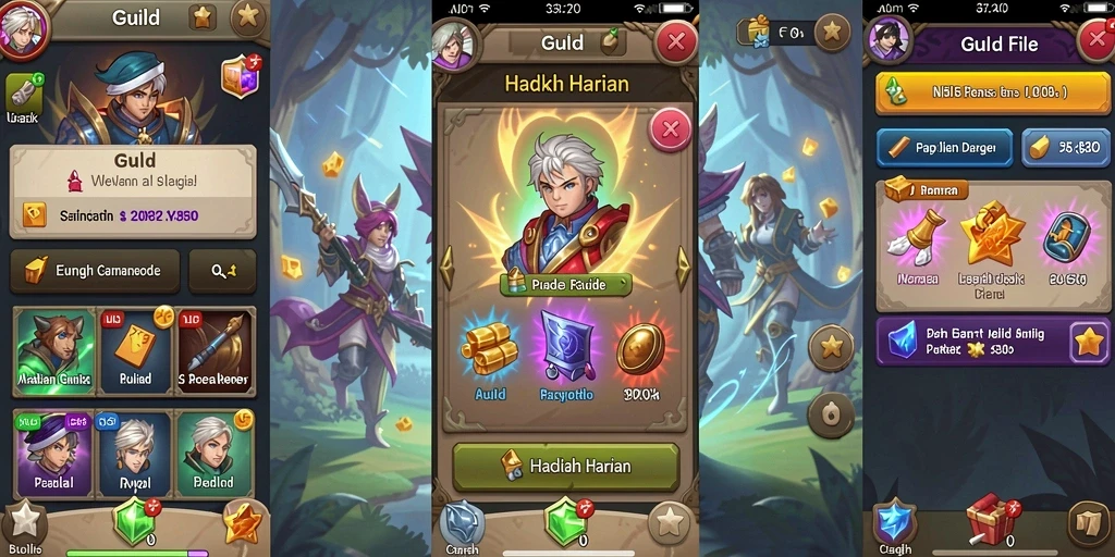 Tangkapan layar menampilkan aksi seru di dalam game.