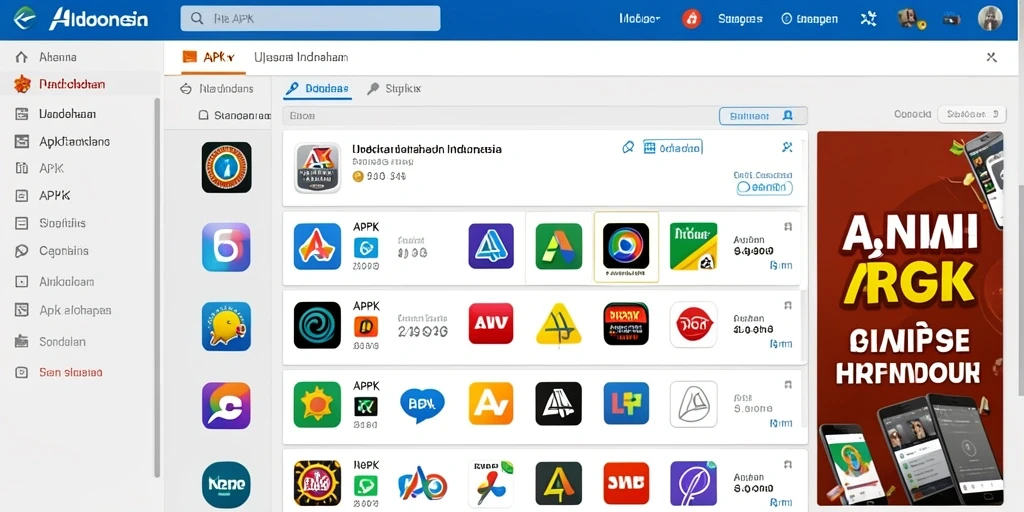 Tampilan awal yang menarik dengan karakter utama.