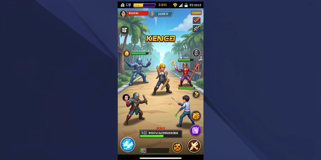 Tampilan awal permainan GOGOREJEKI yang penuh warna.