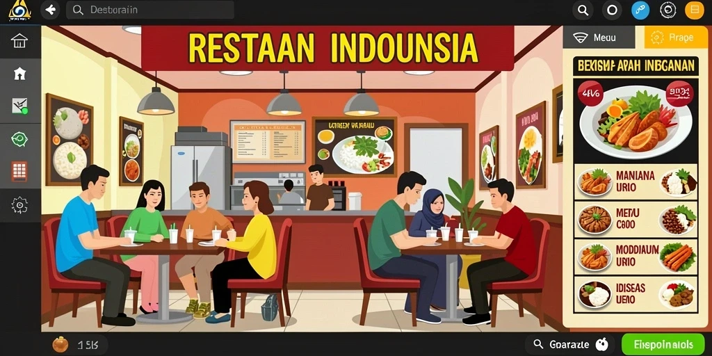 Tampilan grafis yang menawan dan penuh warna.