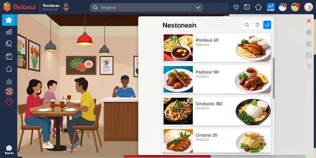 Tampilan antarmuka yang modern dan menarik.