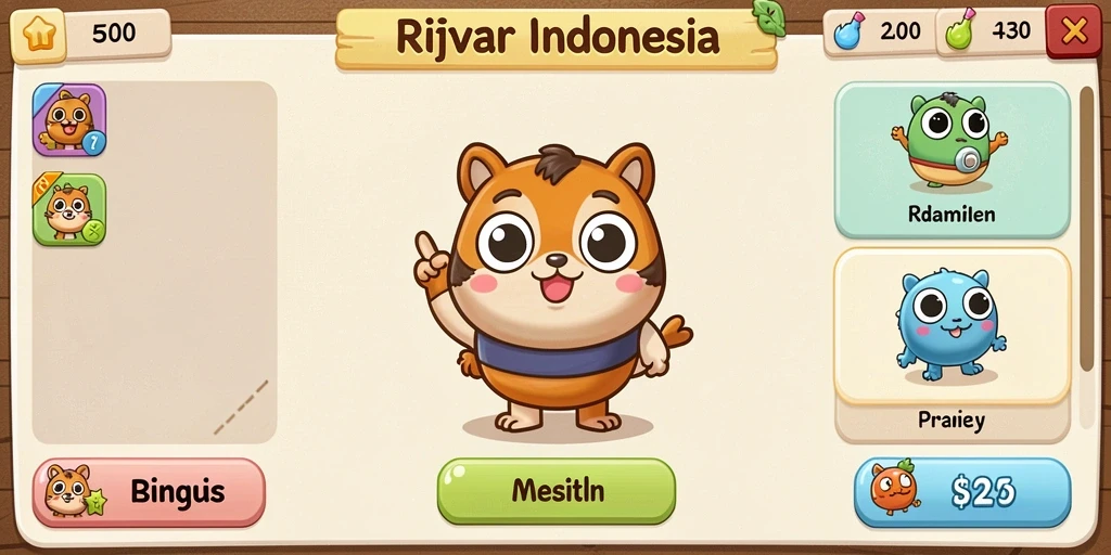 Tampilan awal yang menarik dan mudah dipahami.