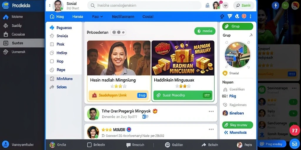 Tampilan antarmuka yang menarik dan mudah digunakan.