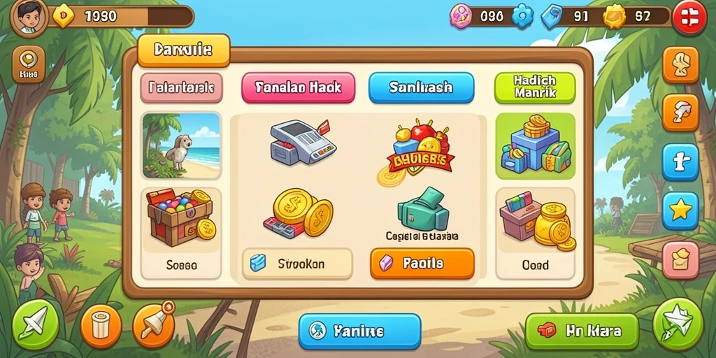 Screenshot memperlihatkan tampilan antarmuka permainan yang menarik.