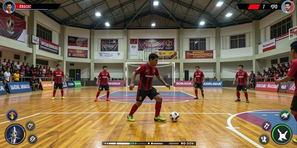 Tampilan utama yang menarik perhatian dengan menu yang mudah diakses.