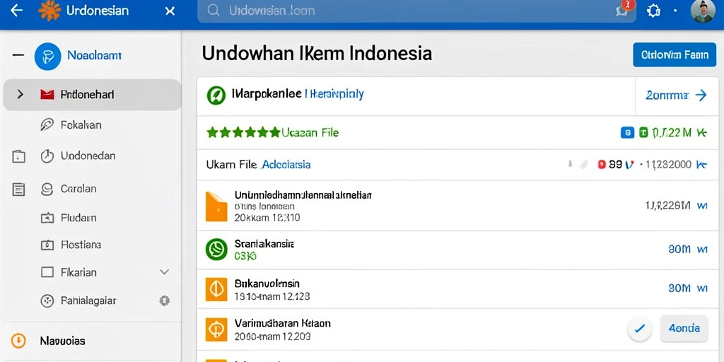 Tampilan antarmuka yang bersih dan modern.