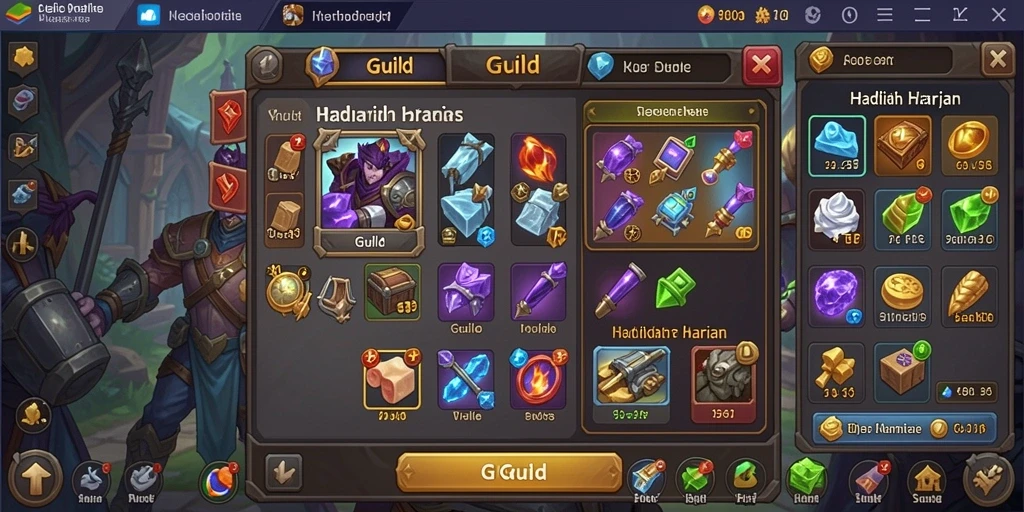Tampilan gameplay yang menarik dan penuh warna.