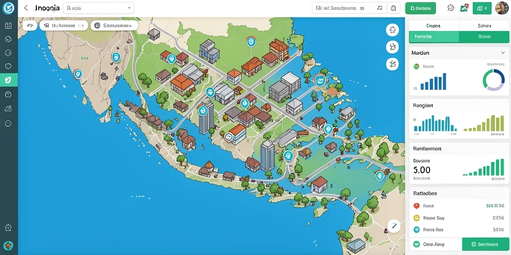 Tampilan grafis yang menarik dan modern.
