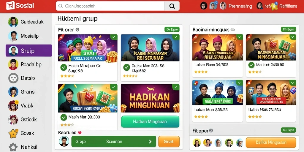 Tampilan antarmuka yang user-friendly dan menarik.