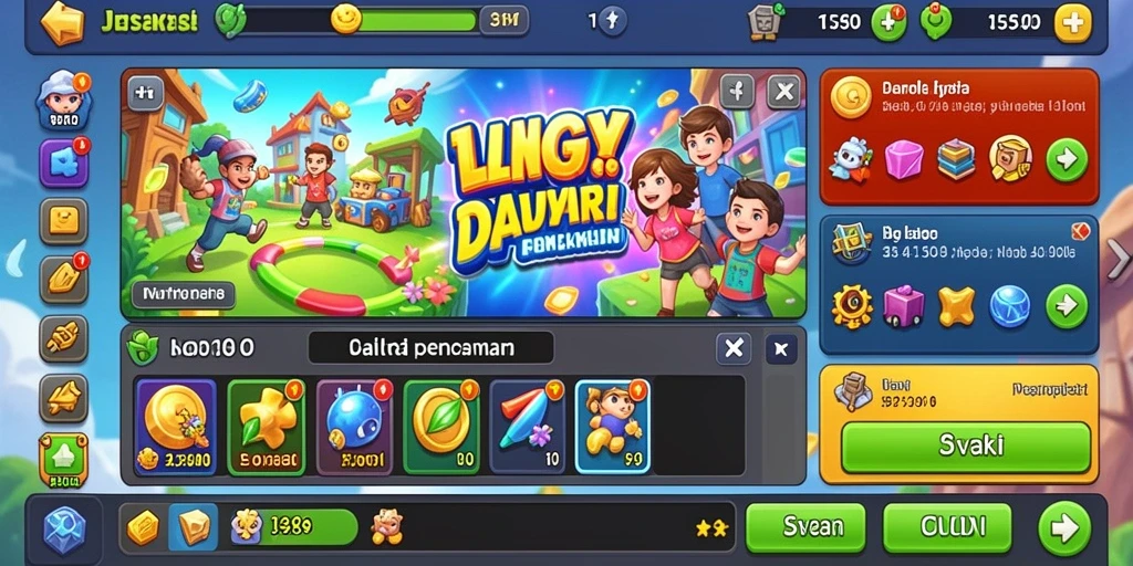 Tampilan antarmuka yang intuitif dan menarik.