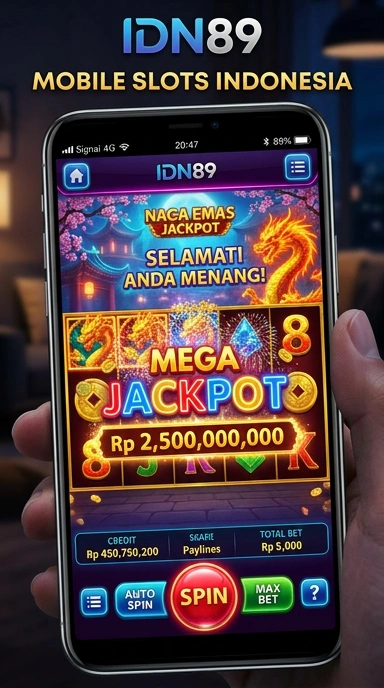 Cuplikan layar menu unduhan idn89 untuk perangkat Android